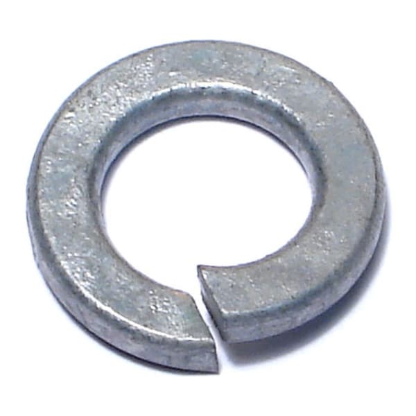 Midwest Fastener Split Lock Washer, For Screw Size 1/2 in Steel, Galvanized Finish, 100 PK 05638 - main